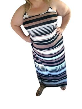 Striped Maxi Dress JBS Women